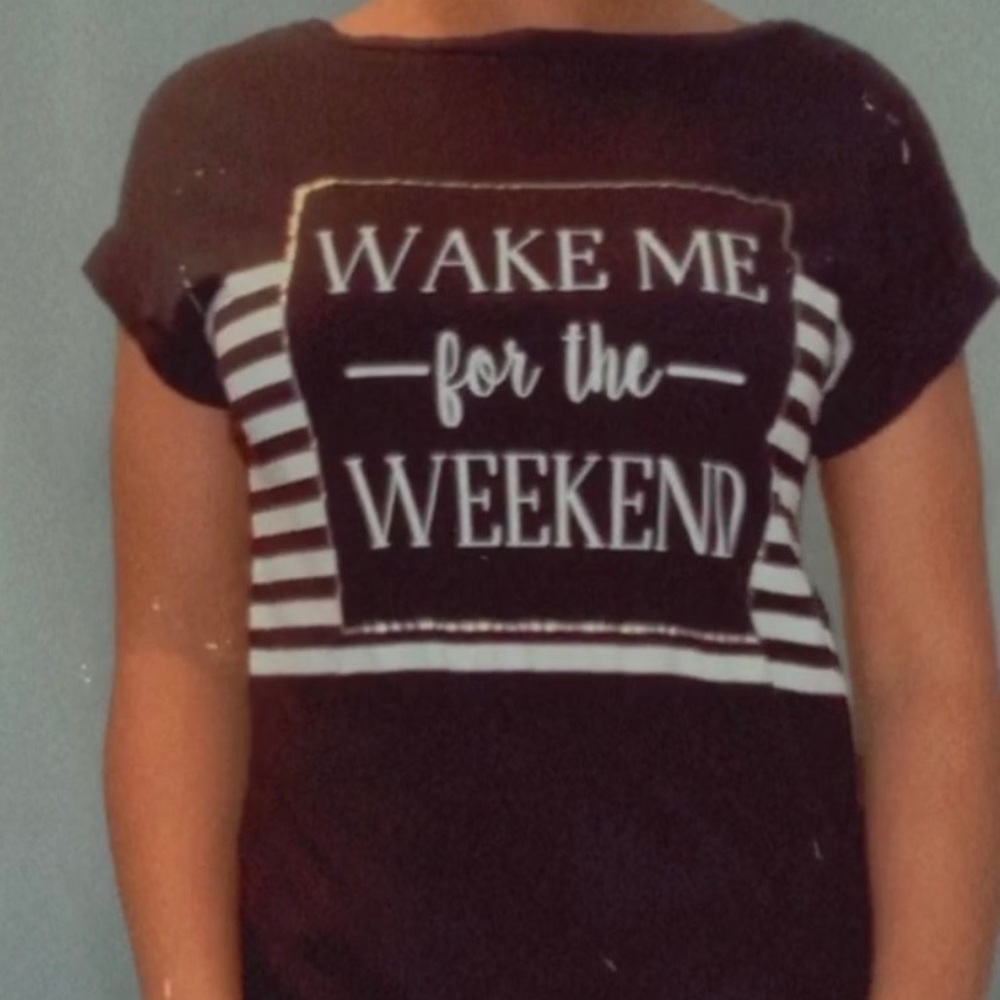 Graphic black tshirt